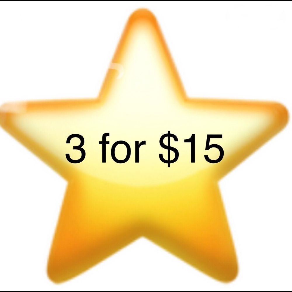 COPY - All ⭐️ Items are 3/$15